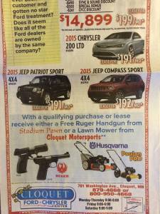 ad for gun give away