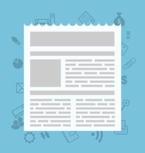 Sigh simple icon newsletter for web and application design - vector