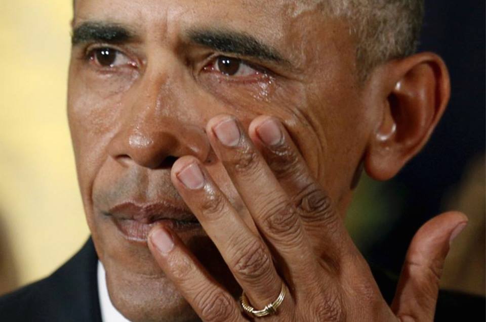 crying President