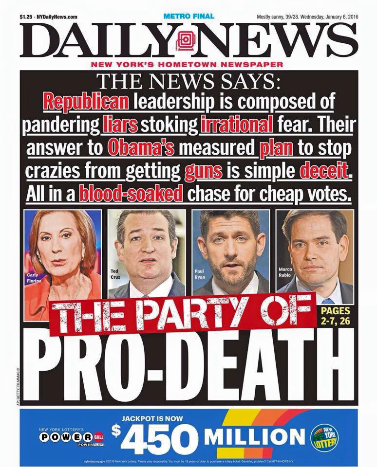 Daily News cover