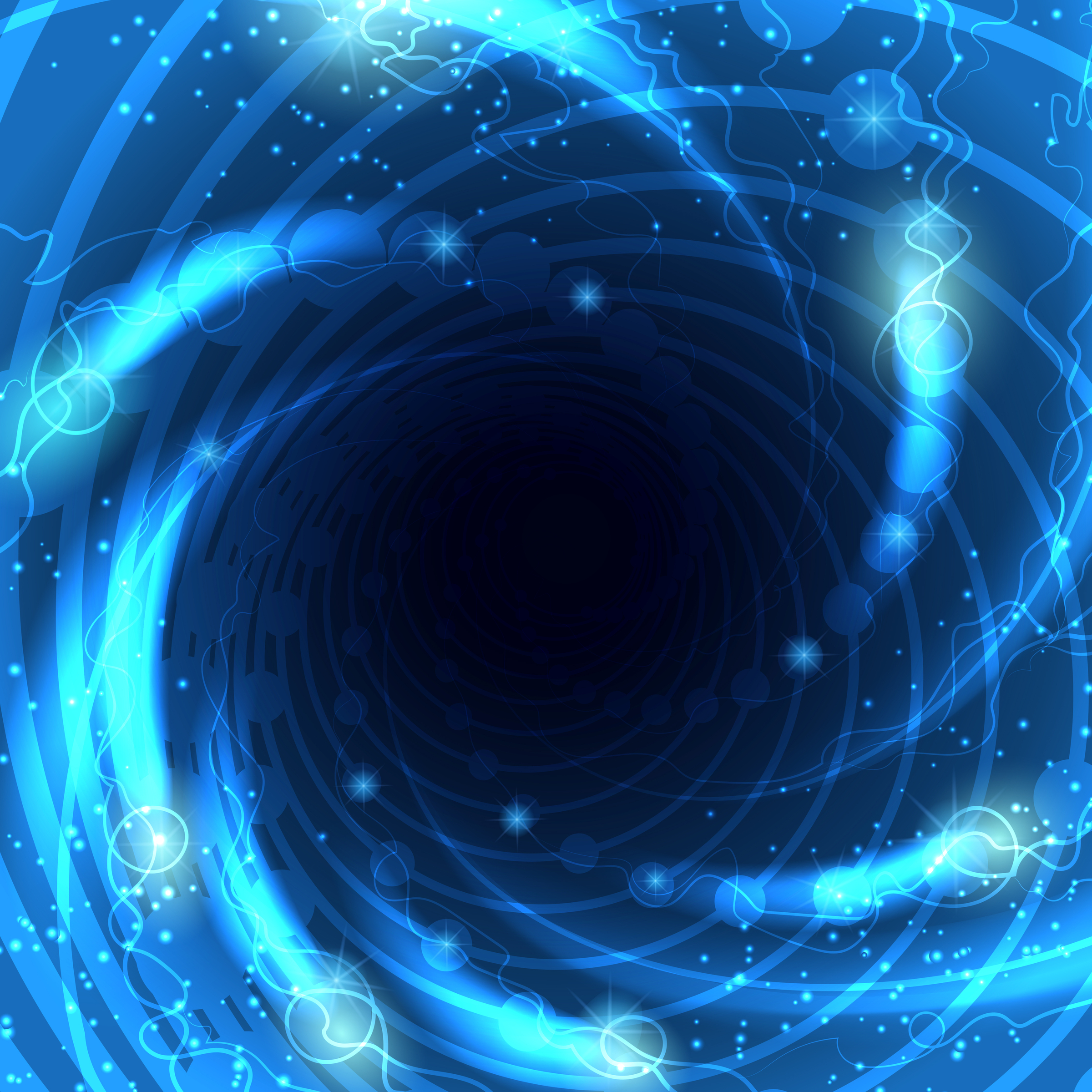 Tunnel lights or vortex glow